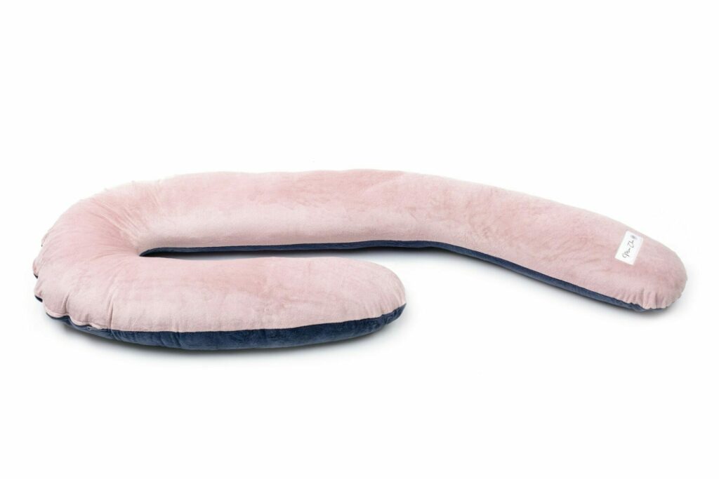 Pregnancy Pillow - 9-shaped - Pastel Rose, Jean