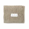 Knitted blanket - "Braid" - Alabaster